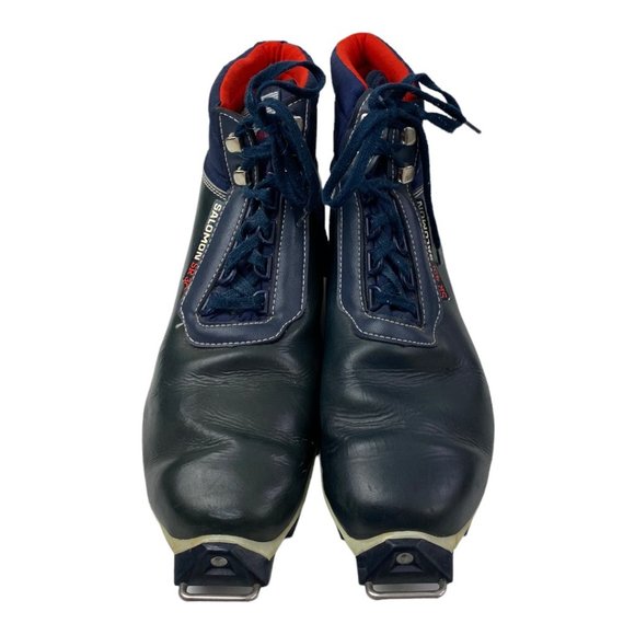 Vintage Solomon SR451 Cross County Skiing Shoes Women’s size Eur 44 US 9.5 - Picture 2 of 12